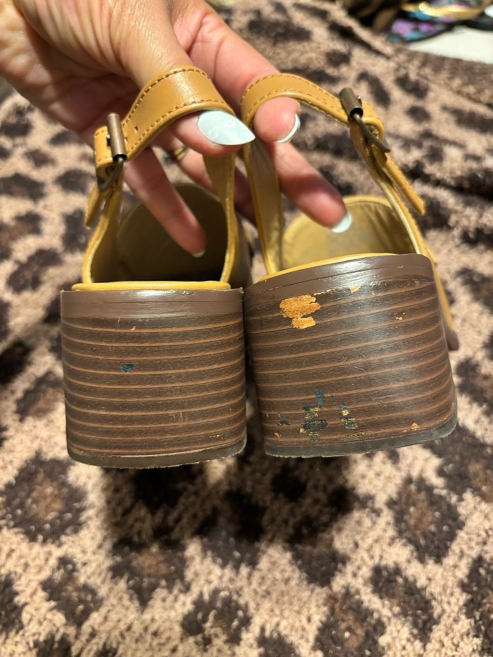 Madewell Mervin Slingback Loafer in the color Desert Camel - Picture 9 of 9